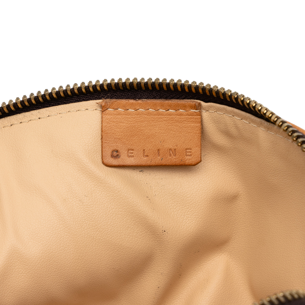 Pre-Loved Celine Macadam Coated Canvas Cosmetic Pouch - Picture 5 of 6